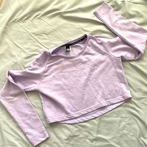 Ryderwear long sleeve crop workout top. Size M, fits like a Small.